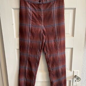 Urban Outfitters Brown Plaid Pants Size 6